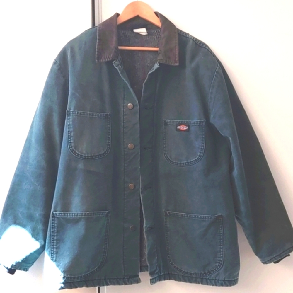 Vintage Dickies Wool Blanket Lined Work Chore Heavy-duty Canvas Jacket XL